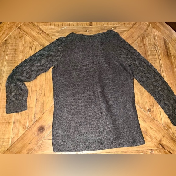 Calvin Klein grey cowl neck cable knit pullover sweater - large - classic - Picture 8 of 9